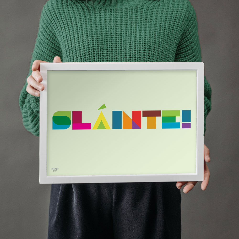 Sláinte! - translates as "Cheers/To your Health!".