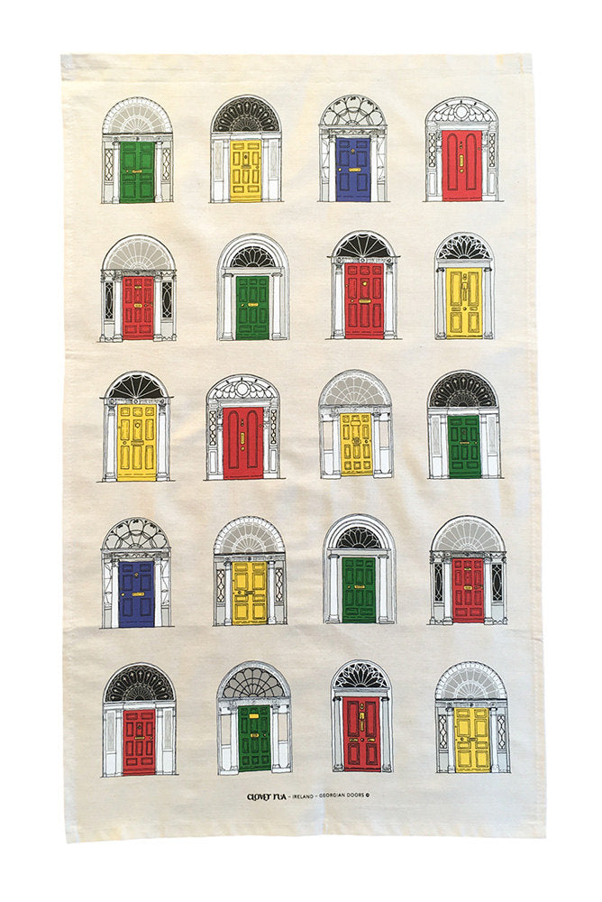 Photo & Art Print Colorful collection of doors in Dublin, Ireland