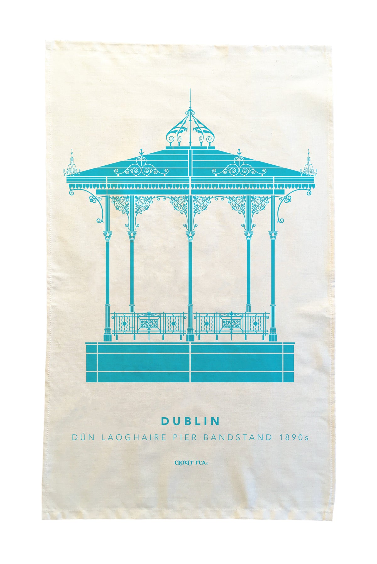 Dun Laoghaire Bandstand Tea Towel