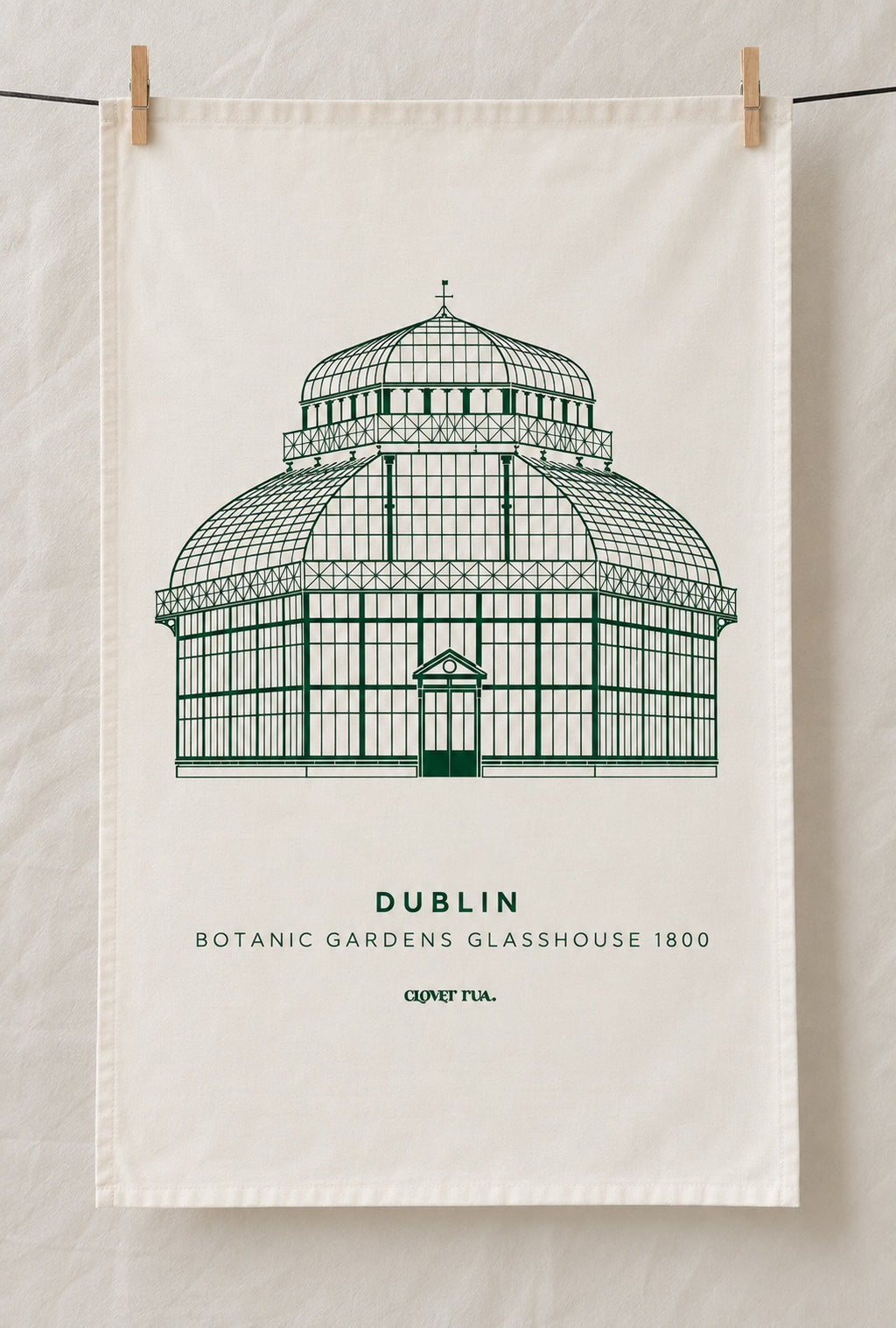 Botanic Gardens Glasshouse Tea Towel