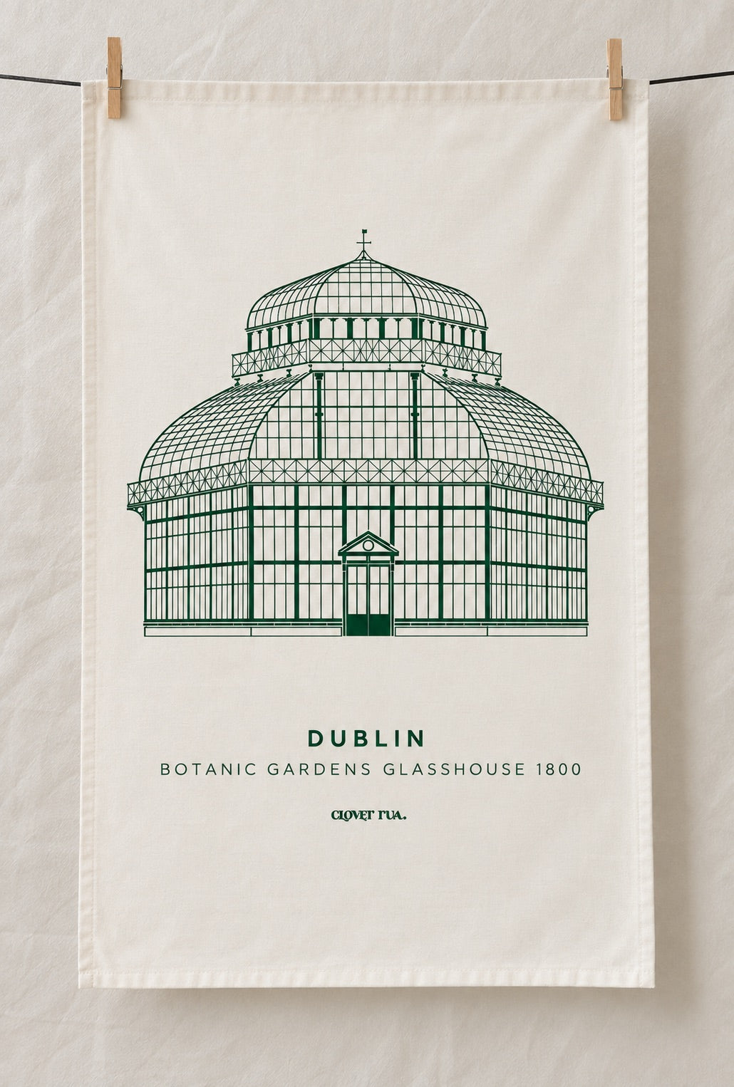 Botanic Gardens Glasshouse Tea Towel