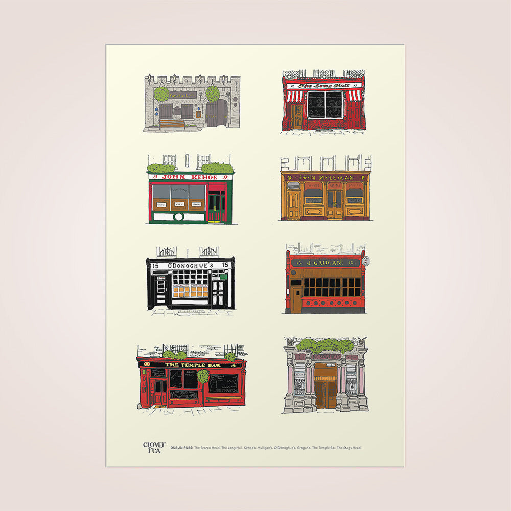 Dublin Pubs Print