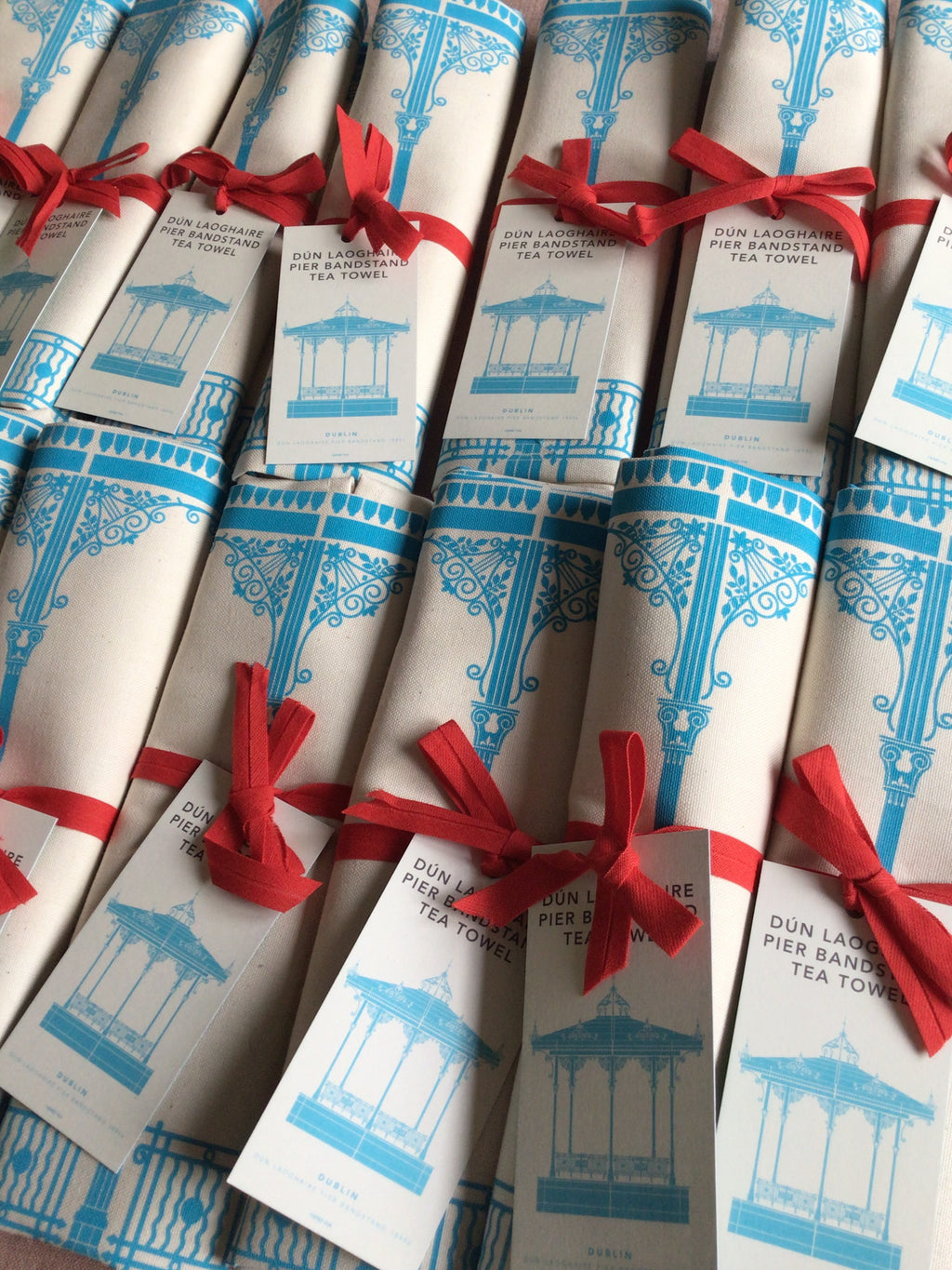 Dun Laoghaire Bandstand Tea Towel