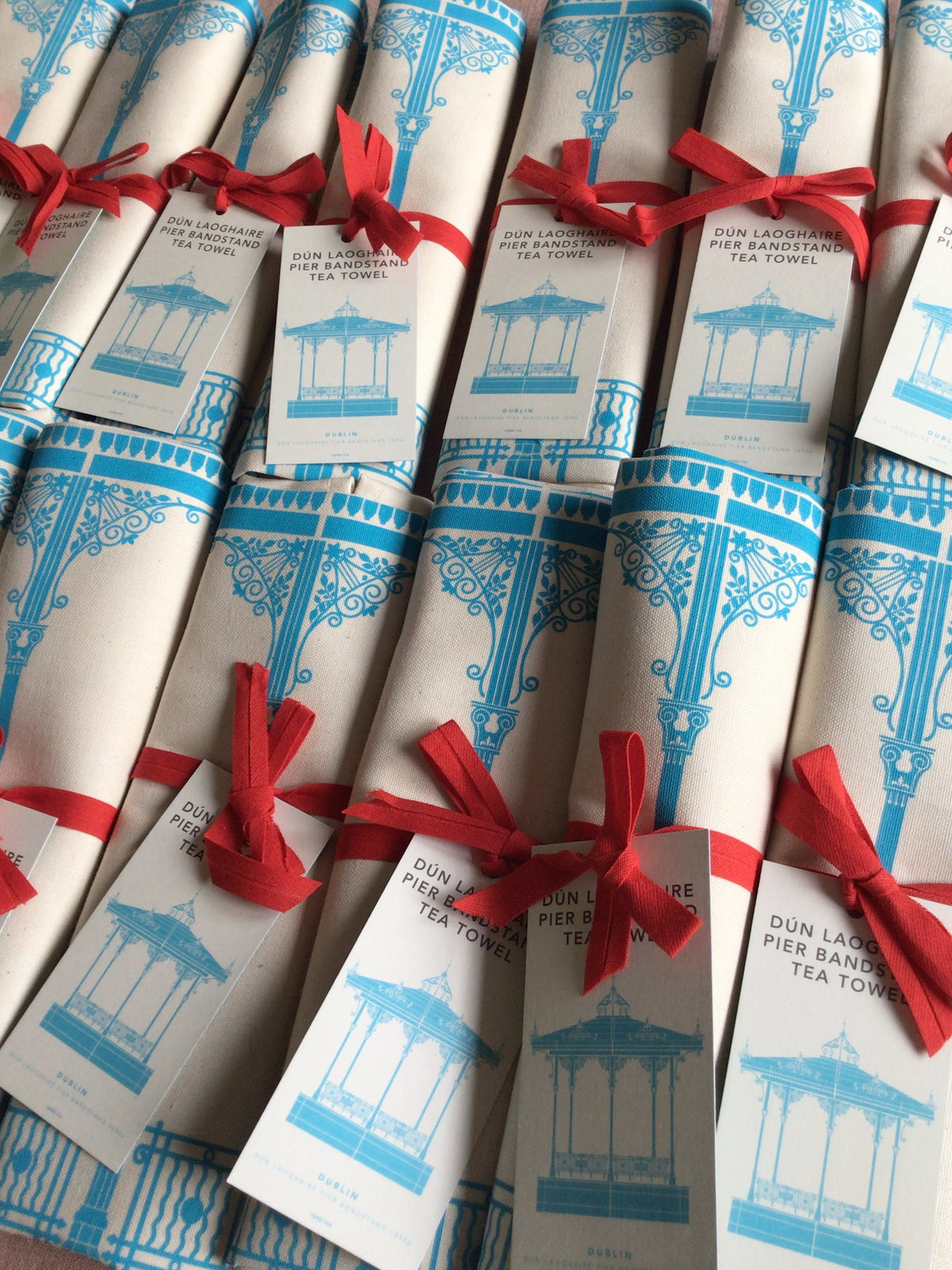Dun Laoghaire Bandstand Tea Towel