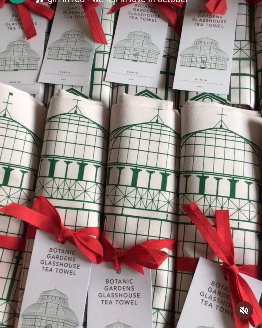 Botanic Gardens Glasshouse Tea Towel
