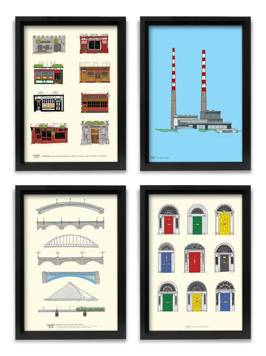 Framed A4 print