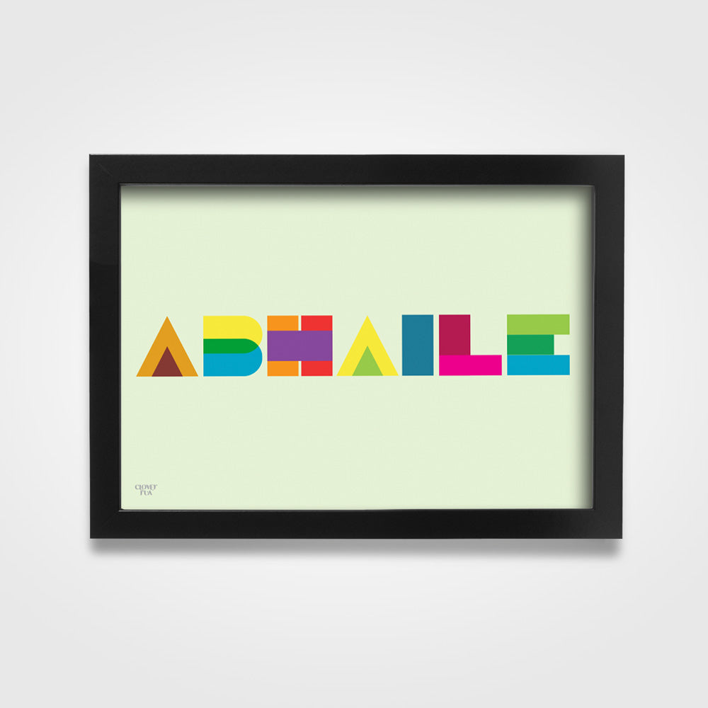 Abhaile - translates as "Home".