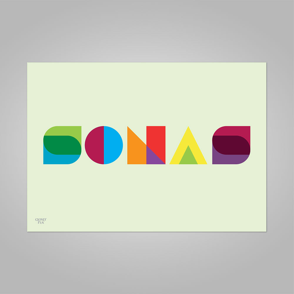 Sonas - translates as "Happiness".