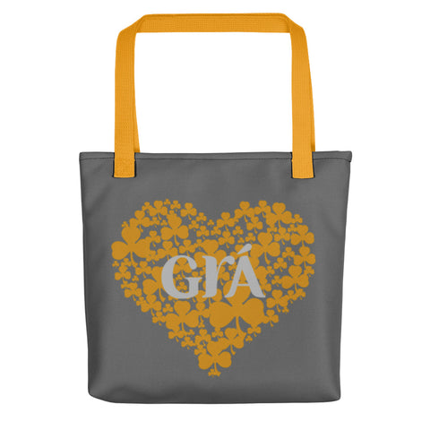 Grá (Love) bag - Graphite & Amber