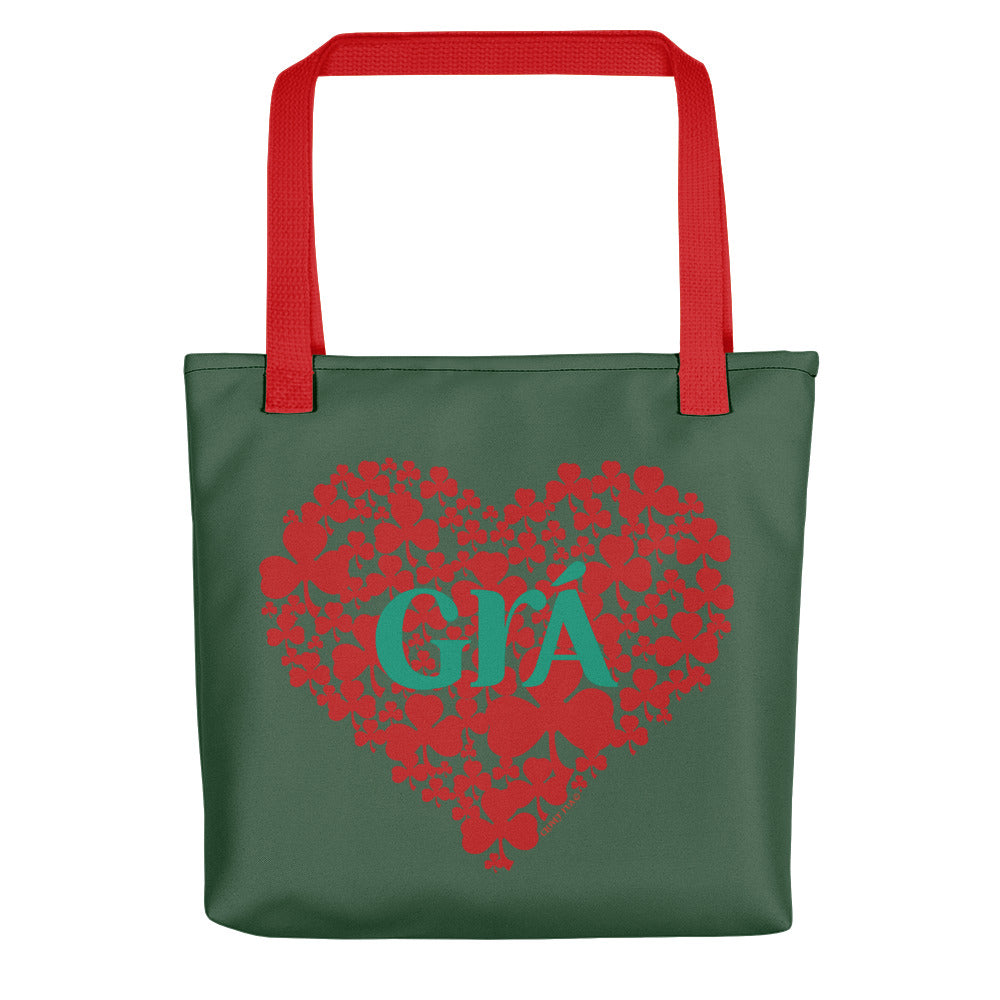 Grá (Love) bag - Green & Red